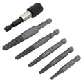 6Pcs Stud Screw Extractor Remover Set for Broken Damaged Pipes & Bolts