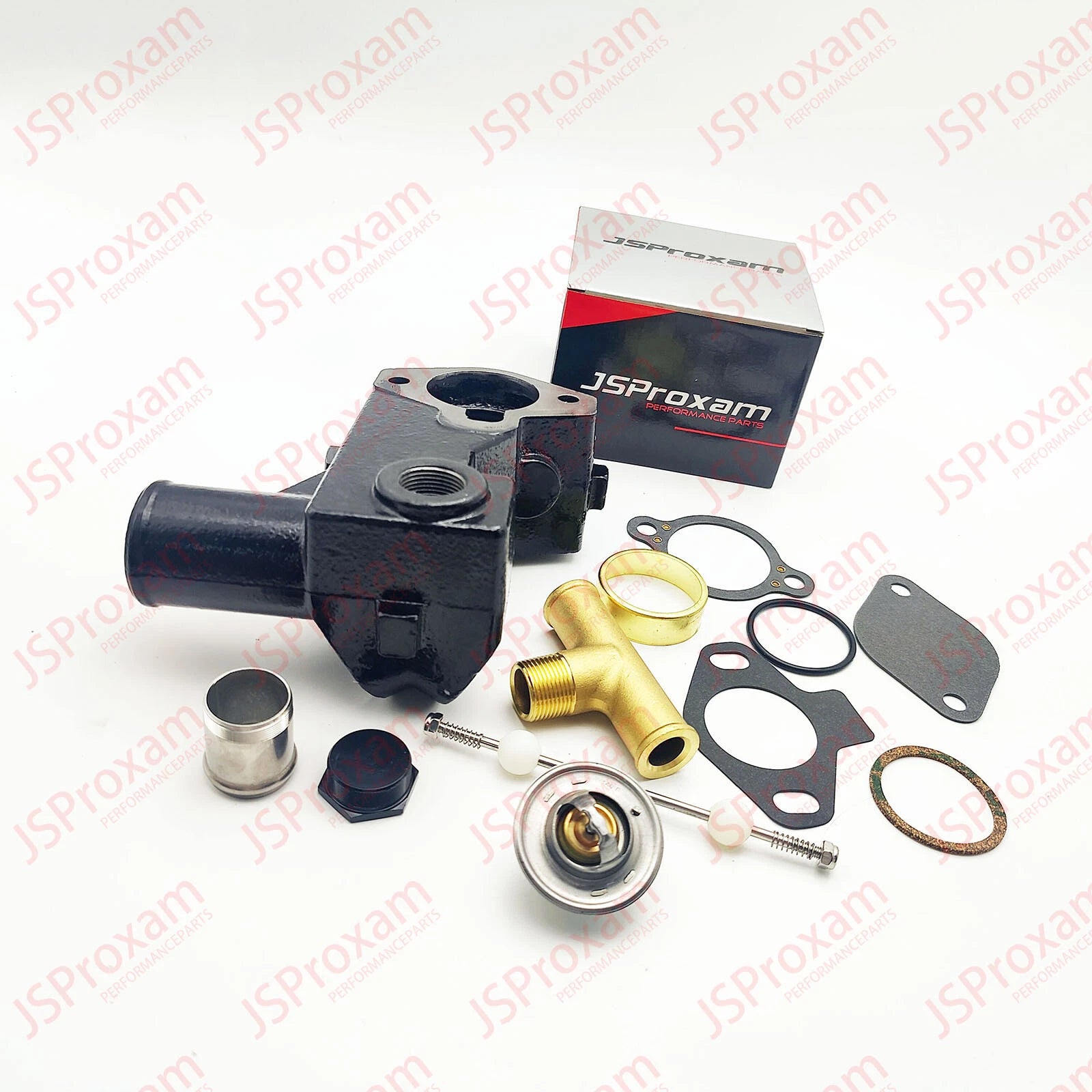 Thermostat Housing Kit Tee Valve for Mercruiser 305 5.0 5.7 350