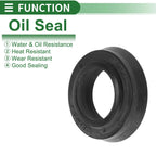 Set of 5 Oil Seal Rotary Shaft Seal NBR Rubber 12.5x20.5x4.5mm