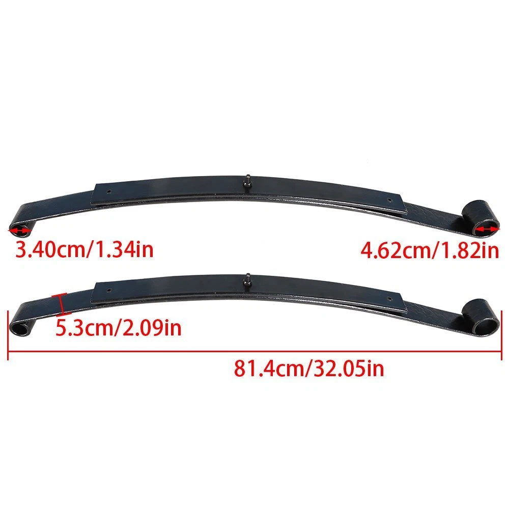 2X Heavy Duty Rear Leaf Spring Kit for EZGO RXV Golf Cart (2008–2023)