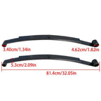 2X Heavy Duty Rear Leaf Spring Kit for EZGO RXV Golf Cart (2008–2023)