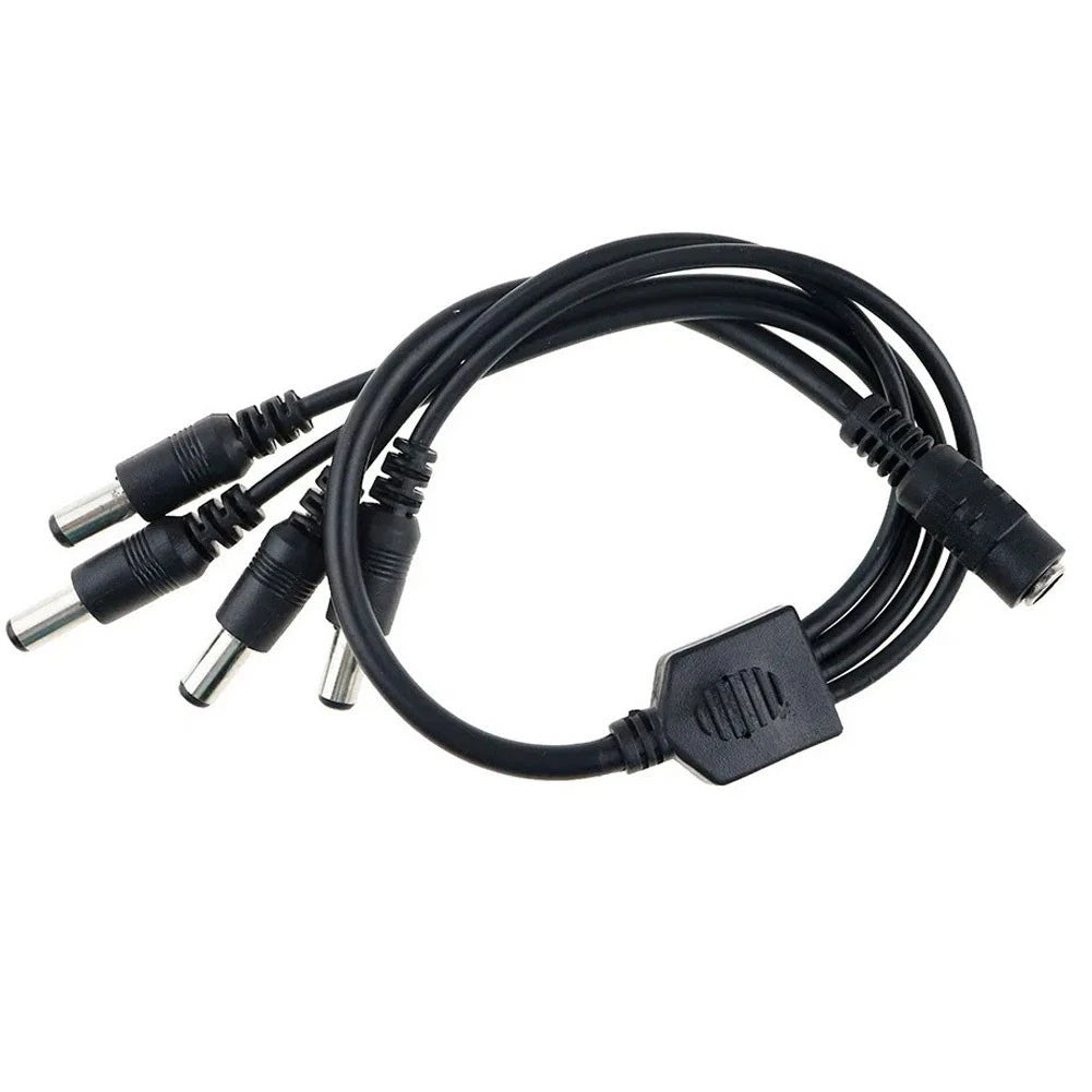 DC 5.5x2.1mm 12V 10A Power Supply Splitter Cable for CCTV LED Devices