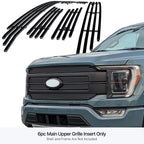 Stainless Black Billet Grille Insert for Ford F-150 Lariat (2021-2023)