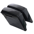 5" Stretched Extended Hard Saddle Bags for Harley Touring (Unpainted)