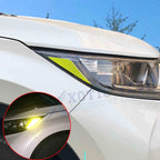 Yellow PVC Reflective Headlight Lamps Sticker for Honda CR-V (2017-2022)
