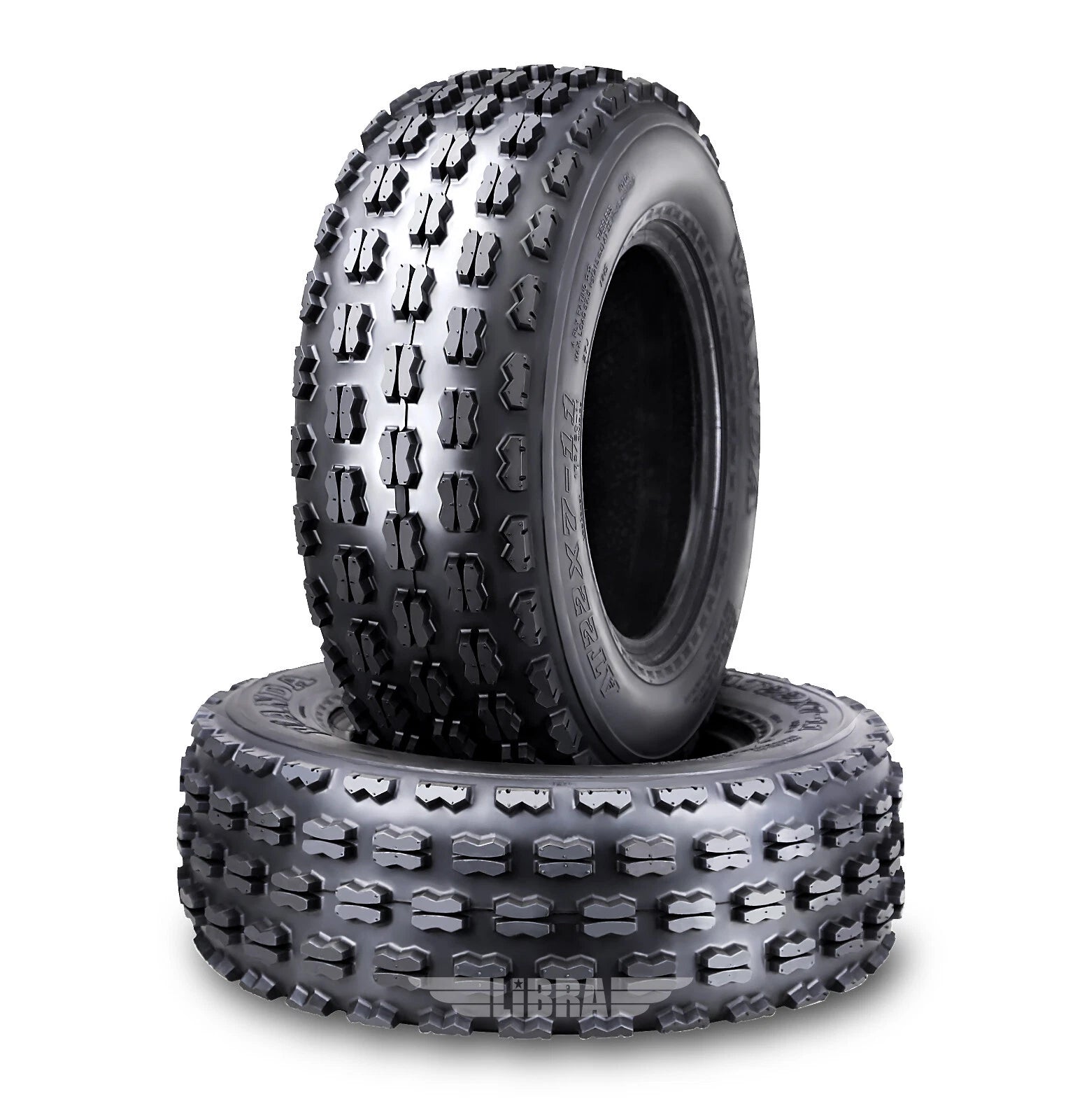 2 WANDA 22x7-11 Racing Tires for Honda Recon 250, Suzuki Ozark 250 (2000–2023)