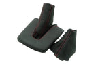 Manual & E Brake Boot Set for BMW M3 Z4 (2003–2008) Red Stitch