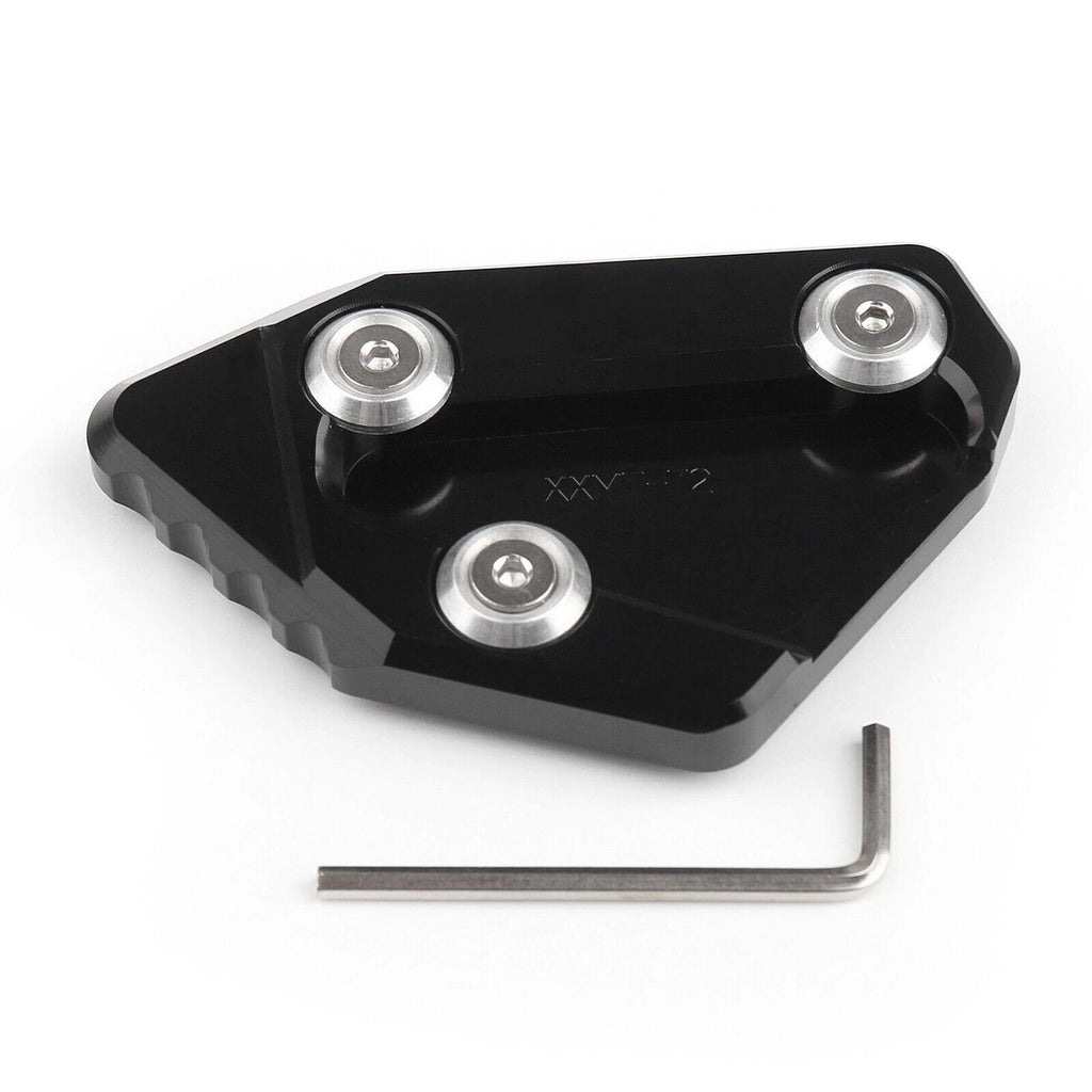 Side Pad Kickstand Extension Plate for Suzuki GSXR 1000 (2009–2010) Black