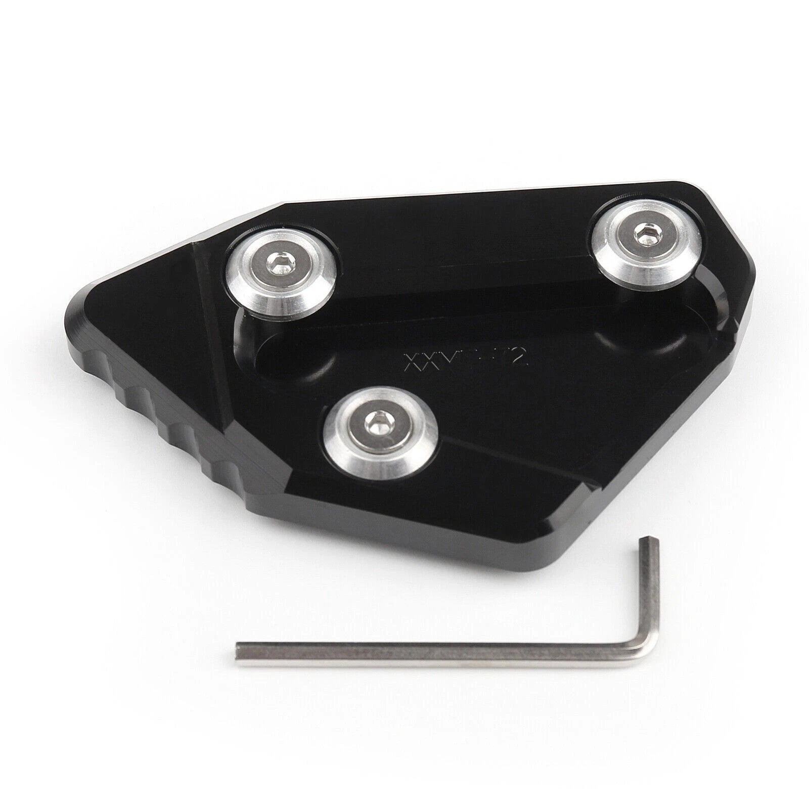 Side Pad Kickstand Extension Plate for Suzuki GSXR 1000 (2009–2010) Black