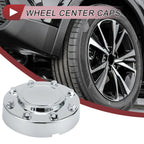 Wheel Center Caps No. 68081010AA for Dodge (1 Pc, Chrome Silver Tone)