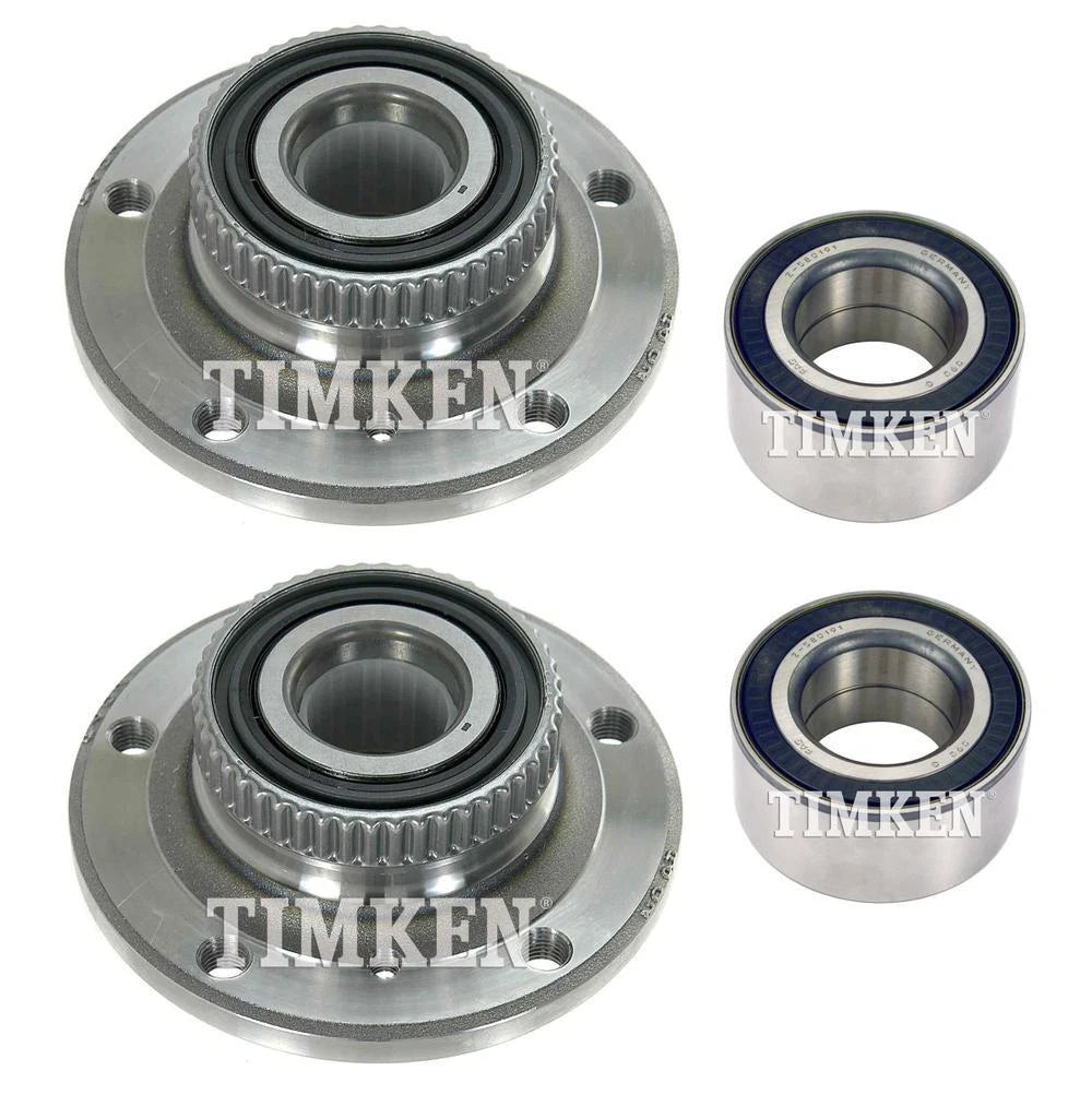 Timken Wheel Bearing and Hubs Kit for BMW E31 E36 E46 E85 E86 Z4 M3 (1990–2006)