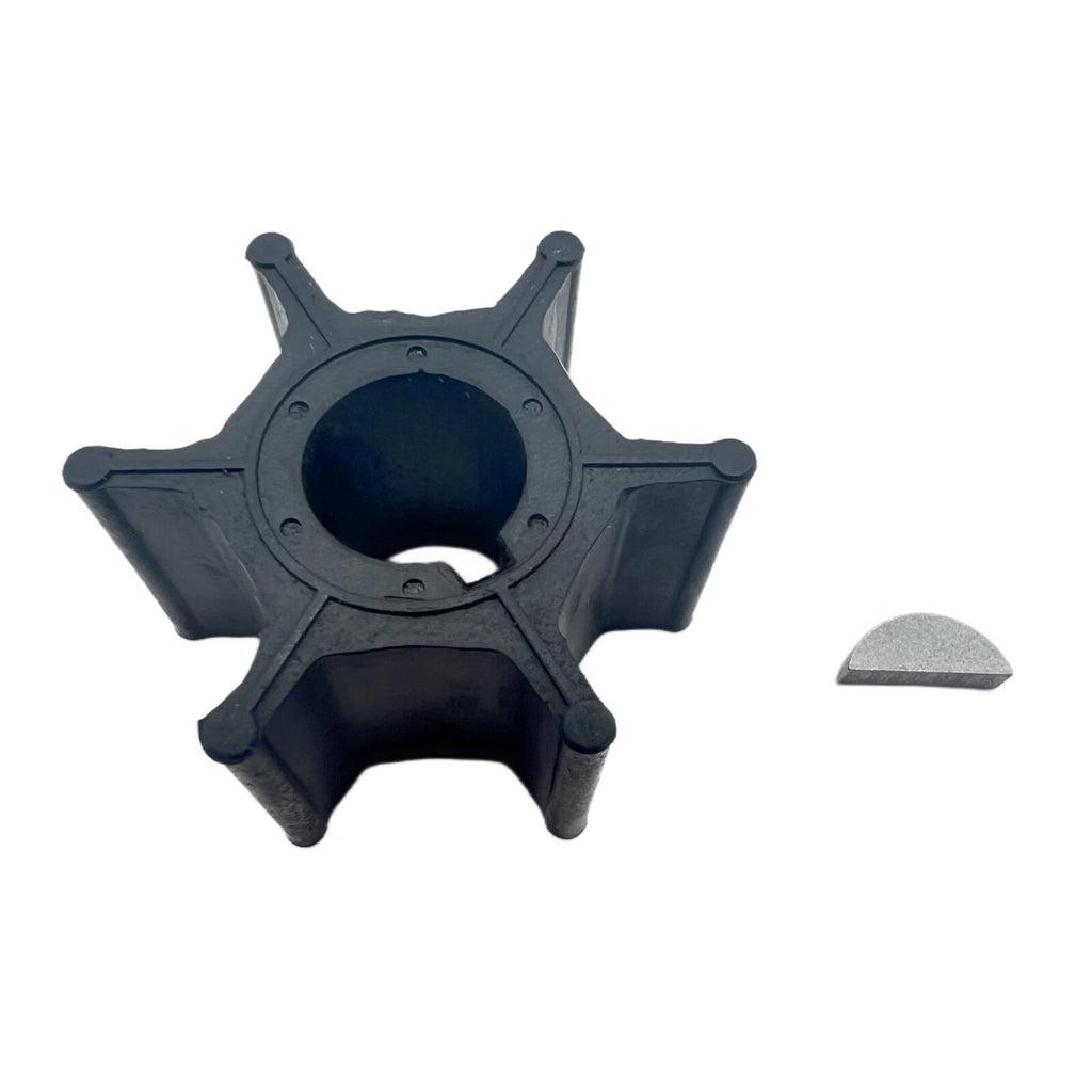 Water Pump Impeller with Key for Suzuki Outboard 9.9 15 HP (2-Stroke) (17461-93901)