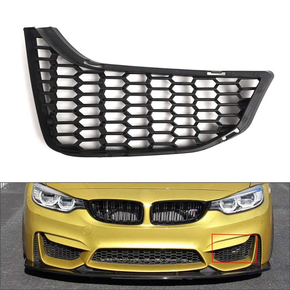 Left Front Bumper Fog Light Grille for BMW M3 M4 F80 F82 F83 (2012–2018)