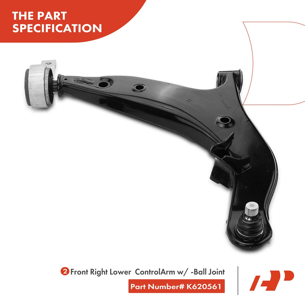 10x Front Control Arm Sway Bar Tie Rod End Ball Joint for Nissan Quest (1993–2002)