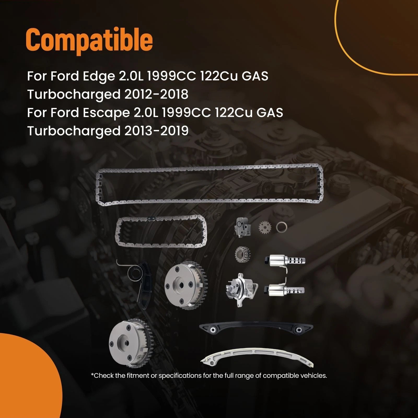 Engine Timing Set for Ford Explorer Mustang 2.3L (2015–2019) CJ5Z6256C
