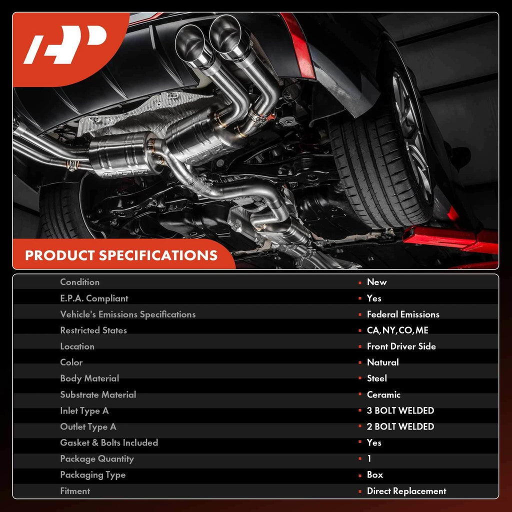 Front Left Catalytic Converter for Ford Explorer (2013-2019)