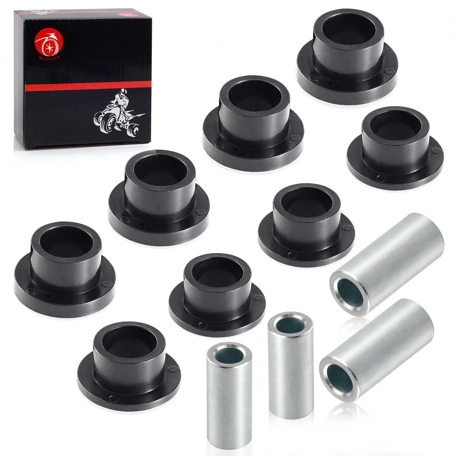 Front Shock Bushing Sleeve Kit for Polaris Ranger Diesel HST Brutus XD (2010–2014)