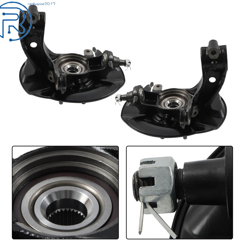 2X Front Wheel Bearing Hub Knuckle Assembly for Honda Accord (2013–2017)