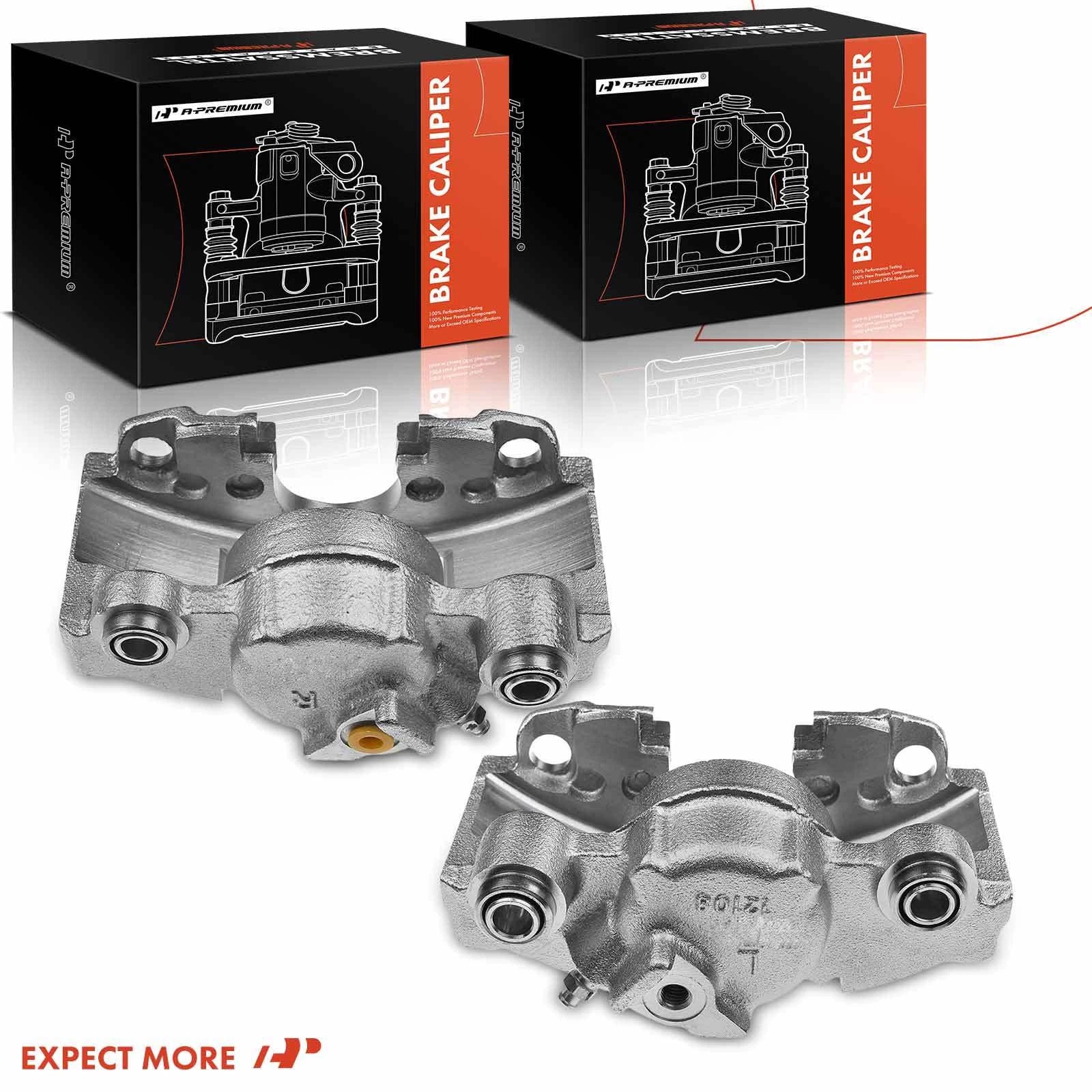 Front Disc Brake Caliper Pair for Chevy Chevette Pontiac Acadian (1976–1987)