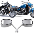2X Chrome Rearview Mirrors for Yamaha V Star 1300 1100 950 650 250