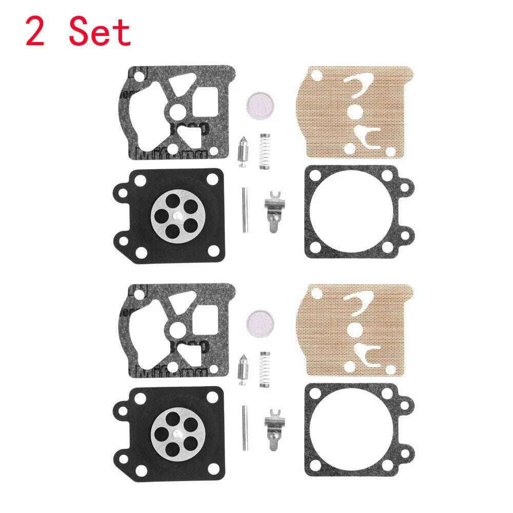 Set of 2 Carburetor Rebuild Kit for Chainsaw 4500 5200 5800