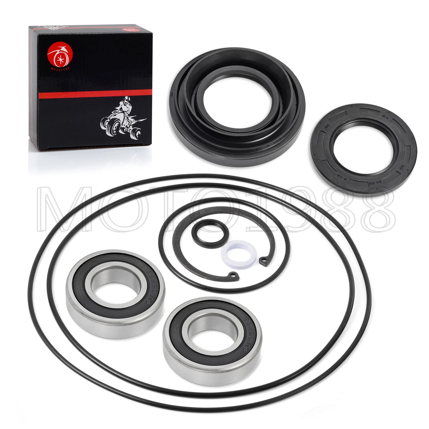 Rear Axle Seal Bearing O-Ring Kit for Honda Rancher 350 400 (2004–2006)