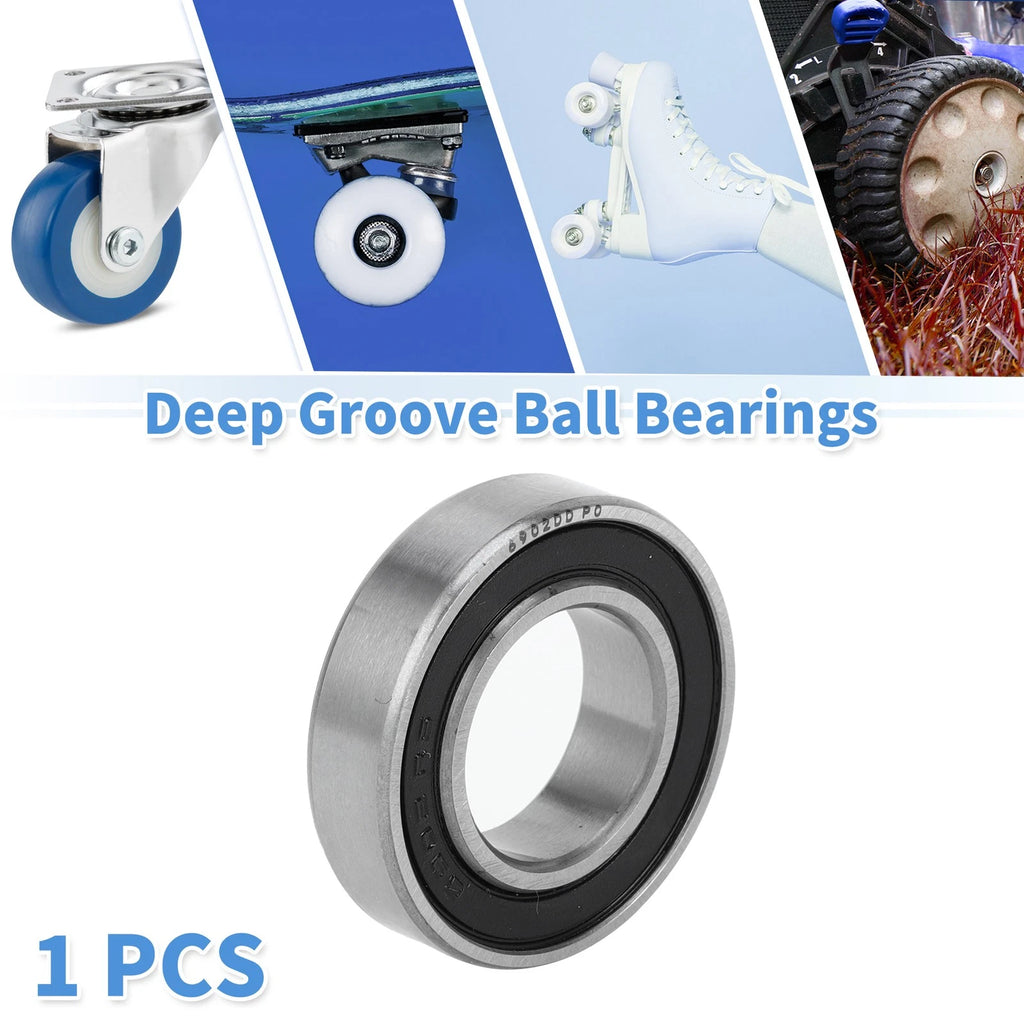 6902DD Deep Groove Ball Bearing for Scooter Skateboard (15x28x7mm)