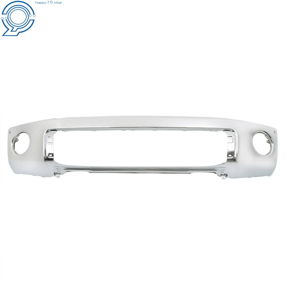 Steel Front Bumper for Toyota Tundra (2007-2013) with Sensor Hole Chrome