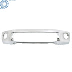 Steel Front Bumper for Toyota Tundra (2007-2013) with Sensor Hole Chrome