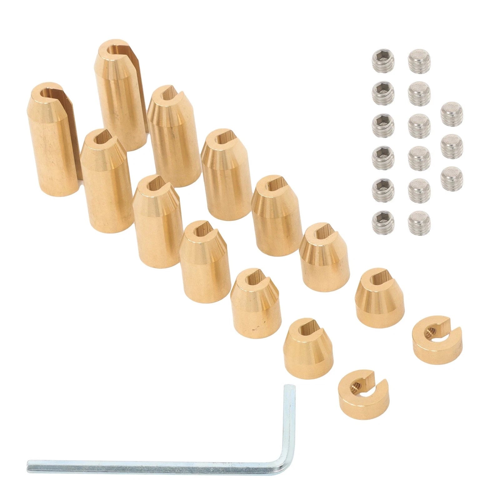 14 Pack Reusable Brass Wheel Spoke Balance Weights for Universal Motorcycle
