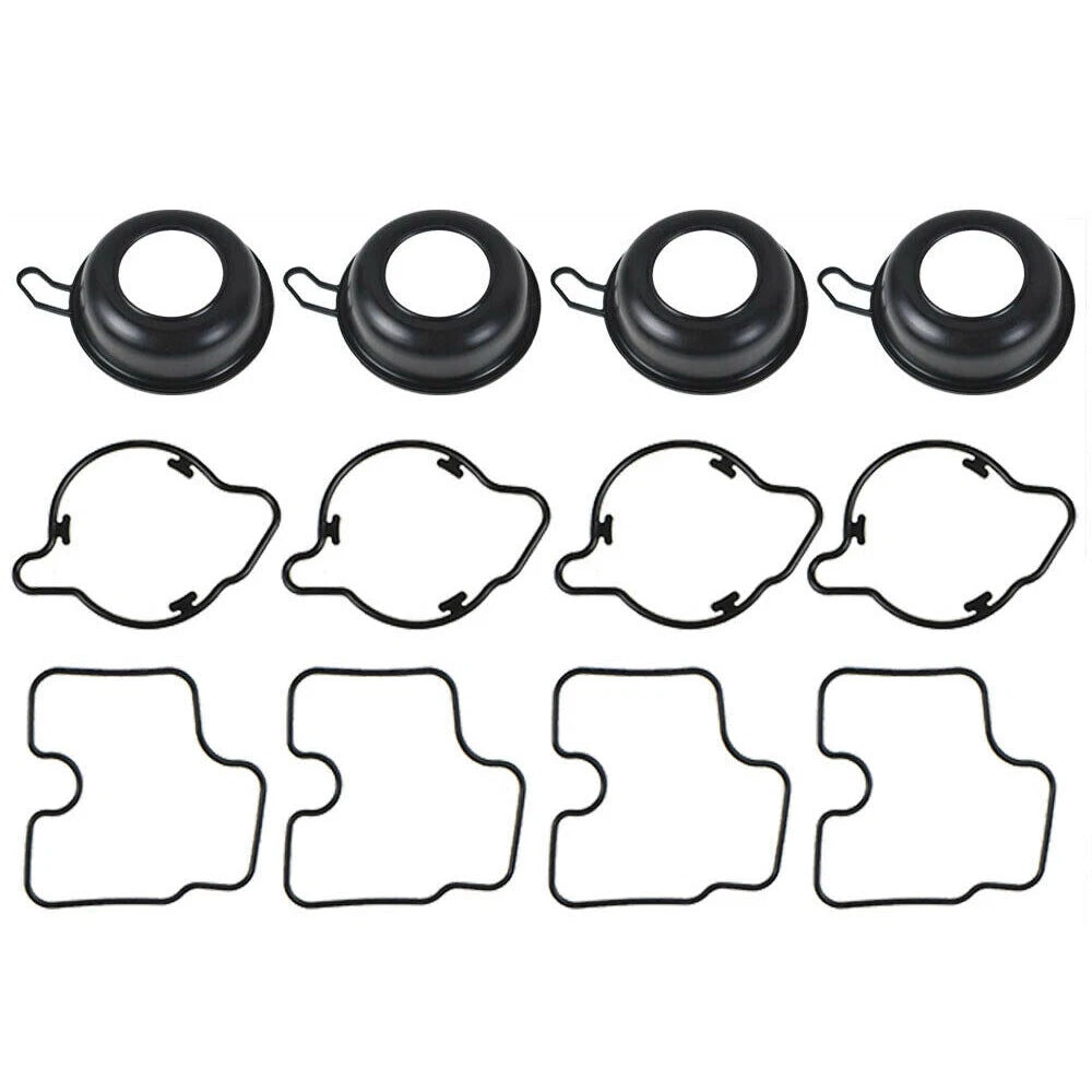 4X Carburetor Repair Kit Plunger Diaphragm for Honda CBR600 F4 (1999–2000)
