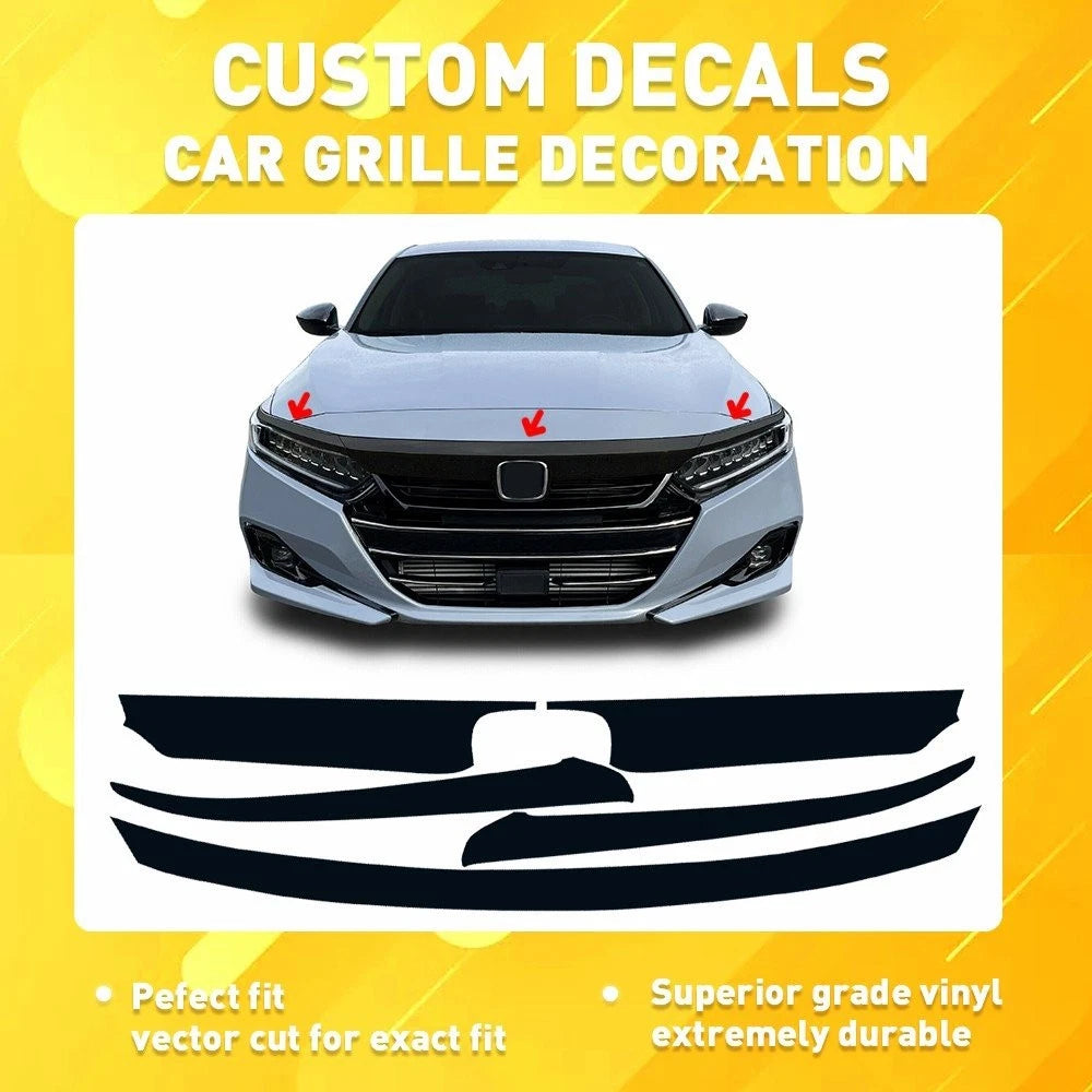 Chrome Delete Blackout Overlay for Honda Accord (2021–2022)