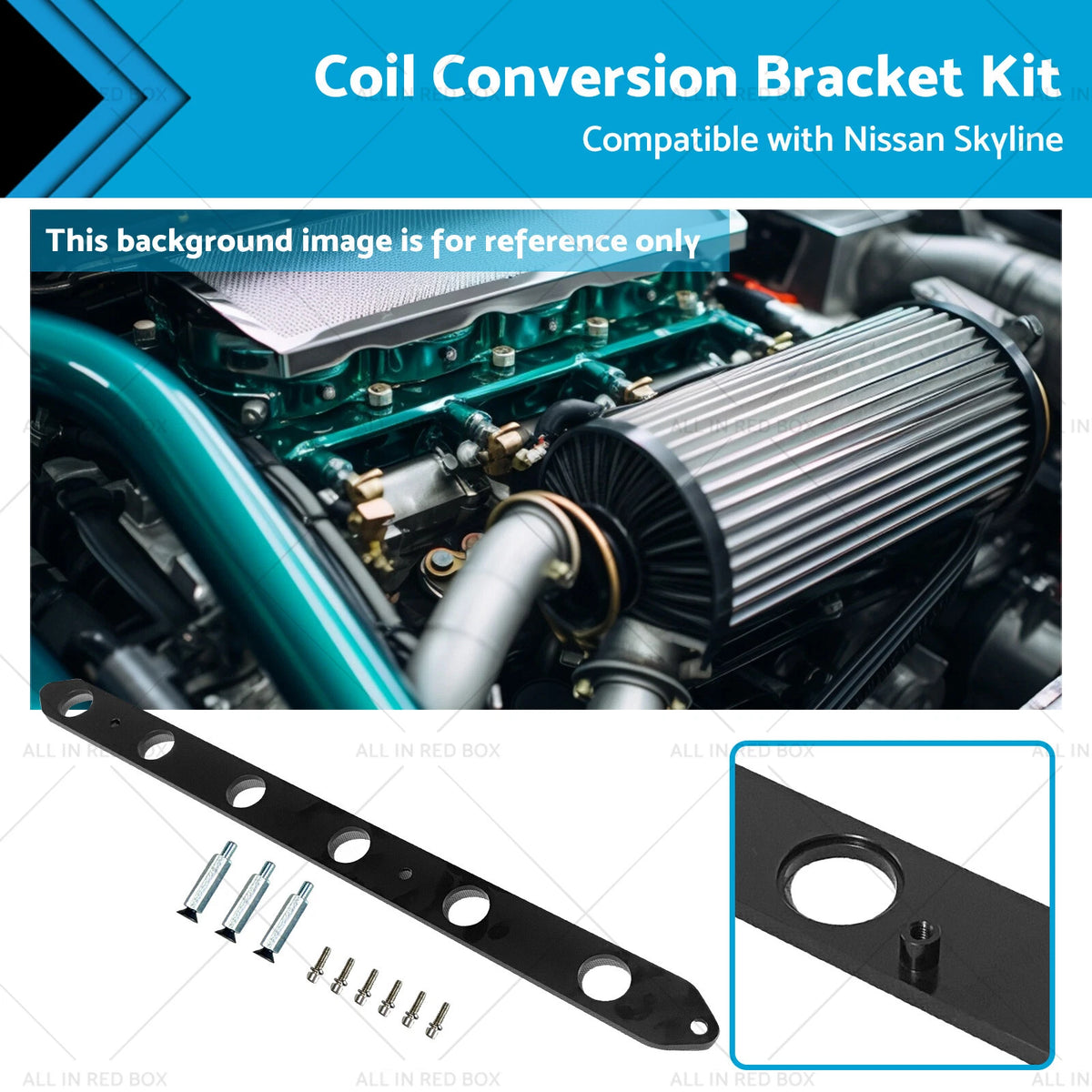 Coil Conversion Bracket Kit for Nissan Skyline RB20 RB25 RB26