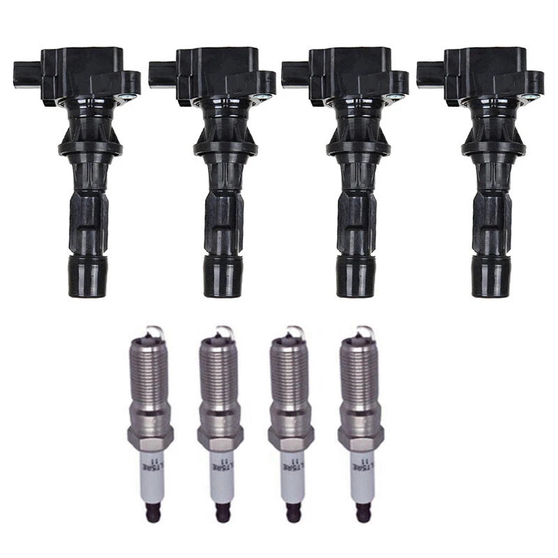 Set of 4 Ignition Coils + 4 Iridium Spark Plugs for Mazda MX-5 (2006–2013)