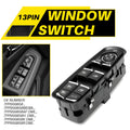 Window Switch for Porsche Cayenne Panamera Macan (2011–2014) Front Driver Side Black