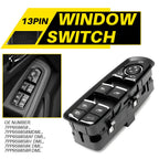Window Switch for Porsche Cayenne Panamera Macan (2011–2014) Front Driver Side Black