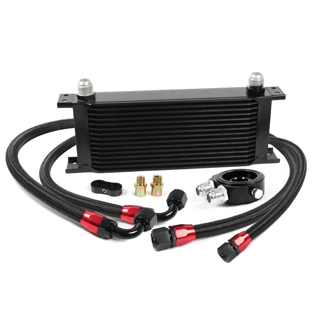 Oil Cooler Kit Universal 10 Rows AN10 Aluminium Alloy