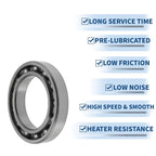 Deep Groove Ball Bearing 80x125x22mm for Scooter Skateboard (6016)