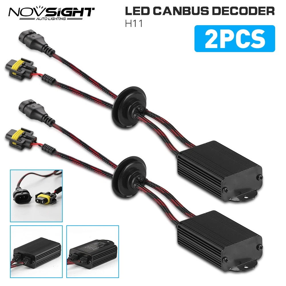 H11 H8 H9 LED Headlight Resistor Decoder for Universal Fit (2010–2023)