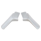 Set of 4 White Rain Gutter Spouts for RV
