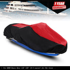 Heavy Duty Waterproof Jet Ski Cover for 116'-125' (2-3 Seater)