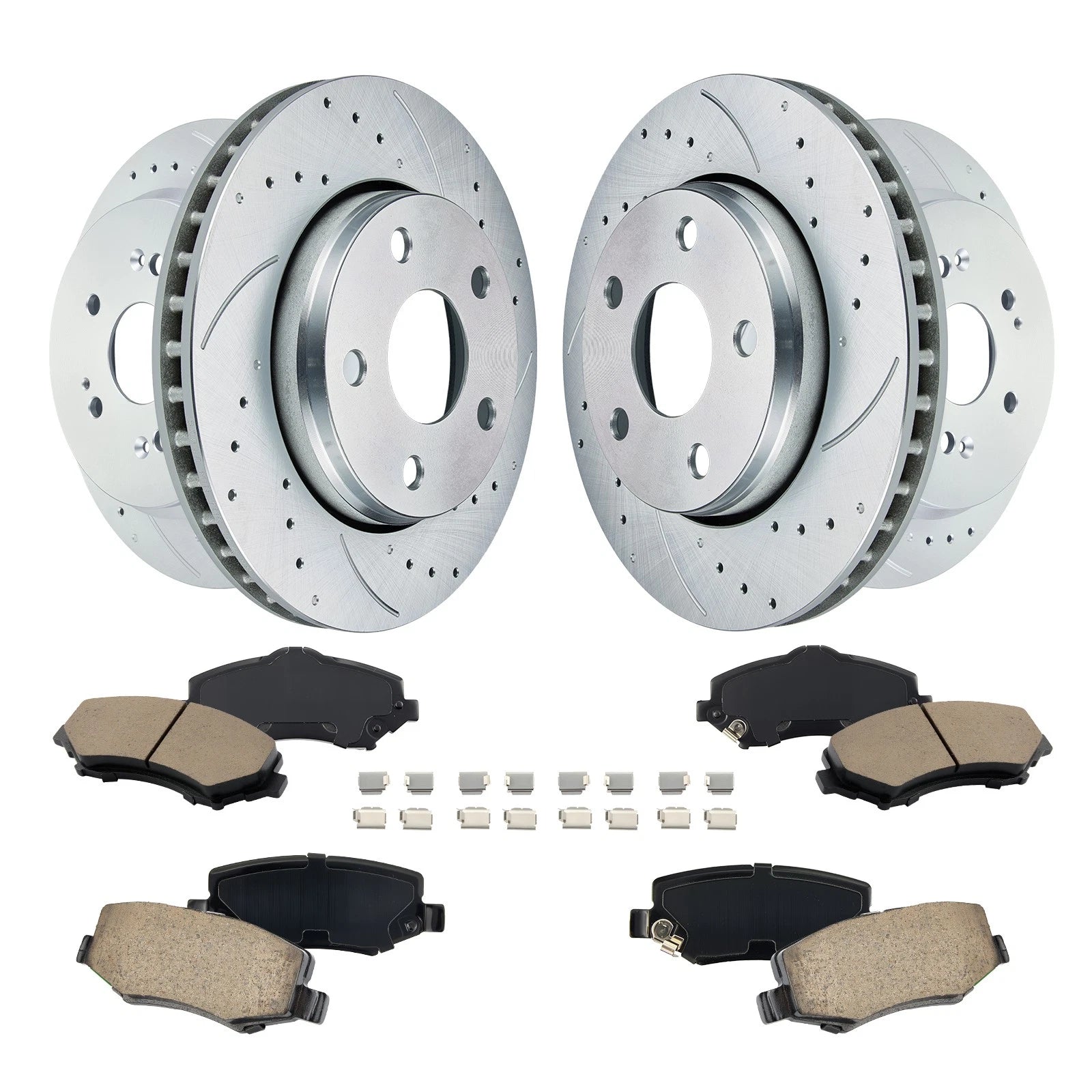 Ceramic Brake Pads and Rotors for Jeep Wrangler JK (2018–2018)