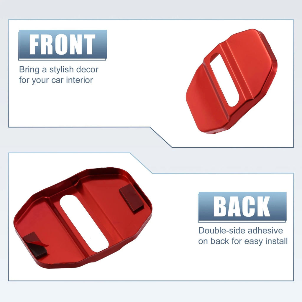 Set of 4 Car Door Lock Latches Cover Protector for Dodge Charger 
