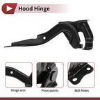 Hood Hinge for Toyota Corolla (2007–2014) Left Side
