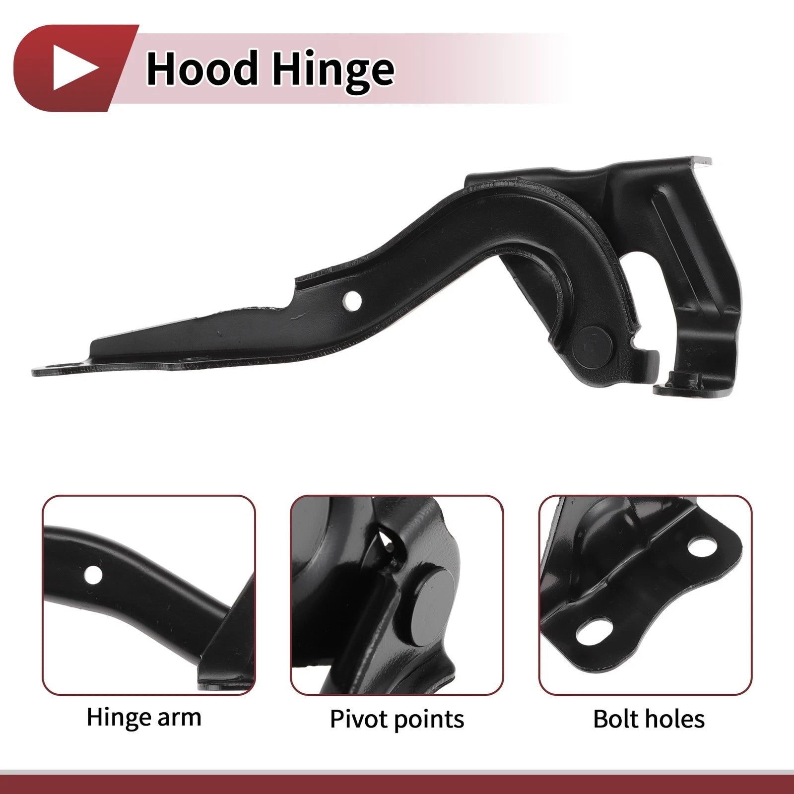 Hood Hinge for Toyota Corolla (2007–2014) Left Side