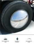 Chrome Rear Axle Cover Replacement Aero Full Moon Disc Kit for Toyota Tundra (2007–2021)