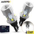 Set of 2 AUXITO W16W 912 921 T15 Reverse LED Backup Lamps 6500K White
