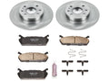 Rear Brake Pad and Rotor Kit for Mazda Protege (1990–1994) GX981FD