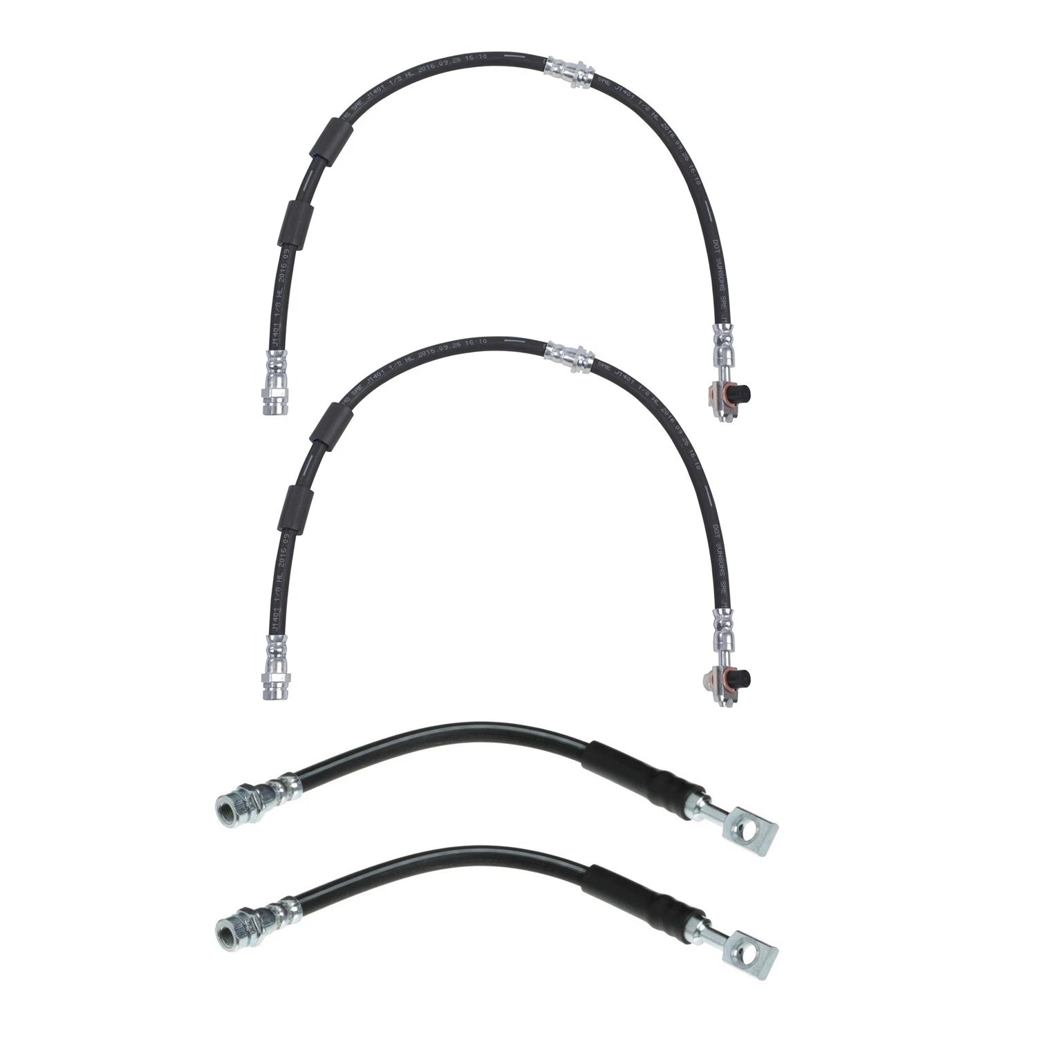 Sunsong Brake Hydraulic Hose Kit for Audi A3 A3 Quattro (2006–2013)