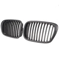 Black Upper Bumper Grill Mesh Grille for BMW E39 525 528 530 535 M5 (2000-2003)
